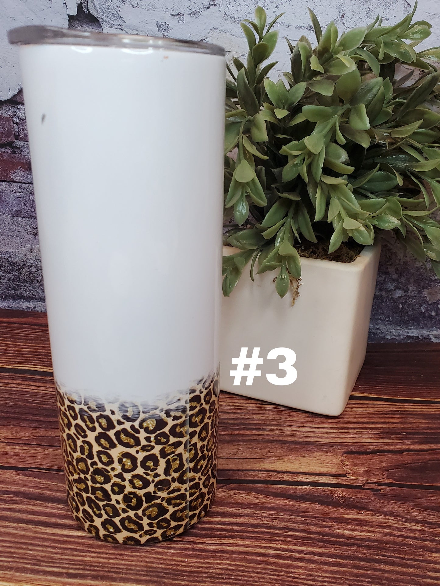 "Leopard #Momlife" HAPPY ACCIDENT Tumbler, 20 oz skinny tumbler, #momlife leopard metal tumbler with straw