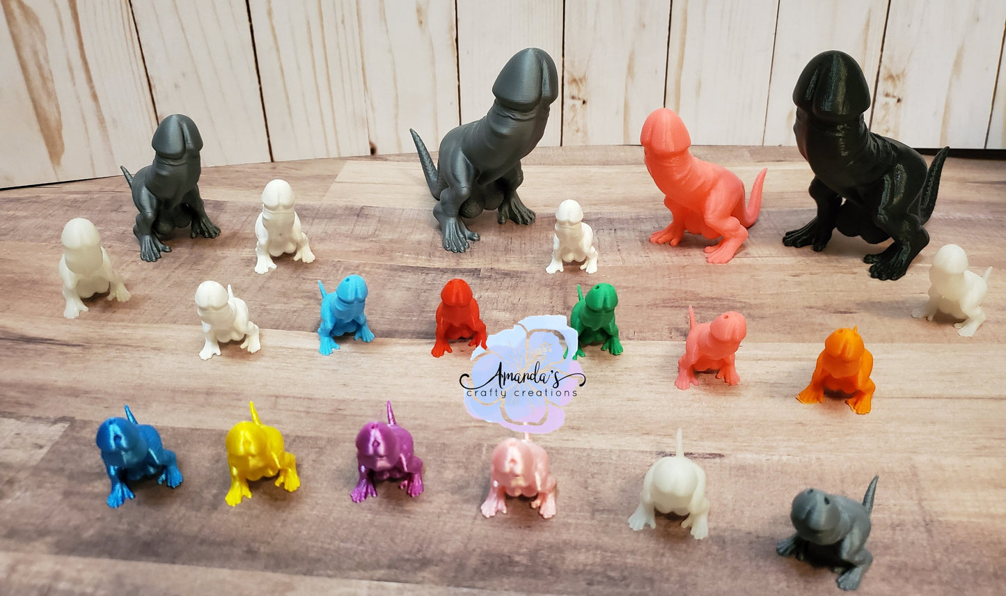 3D printed penis shaped dinosaurs