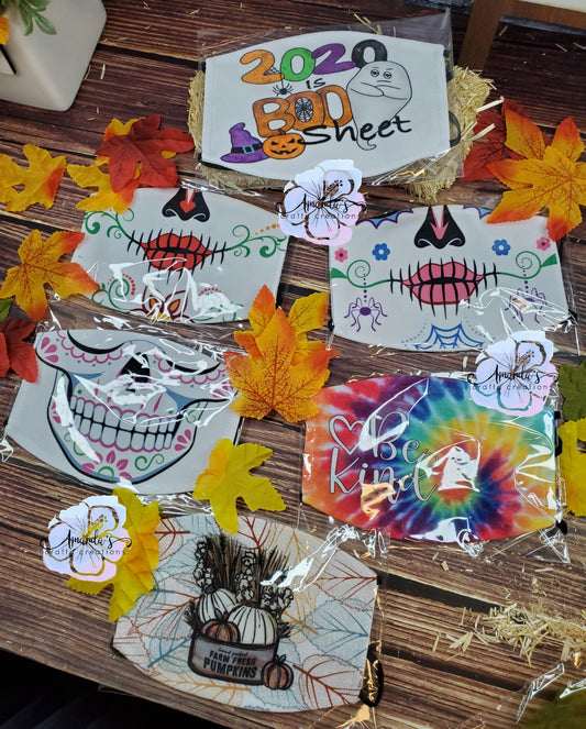 Adjustable Face Covering – 2-Layer Face Covering Breathable Mask with Filter Pocket