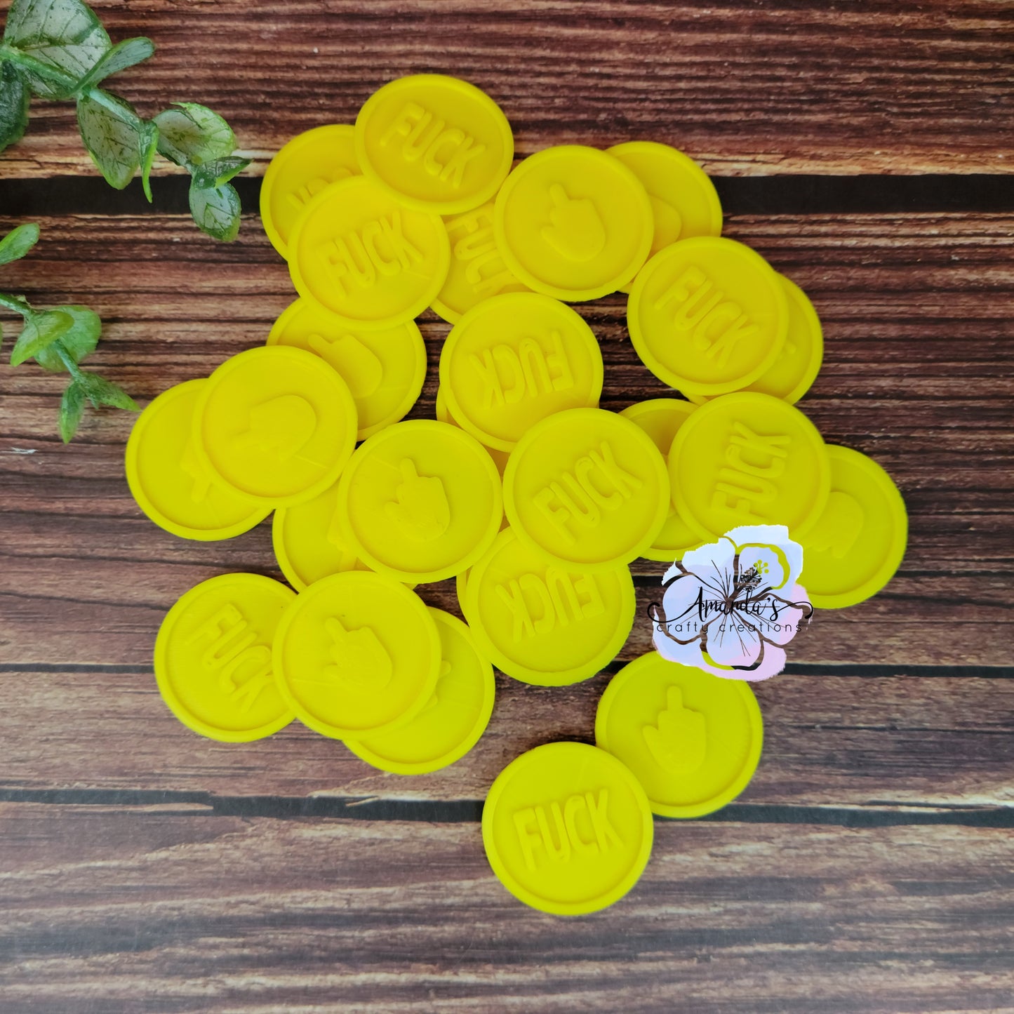 Bag O Fucks plastic coins