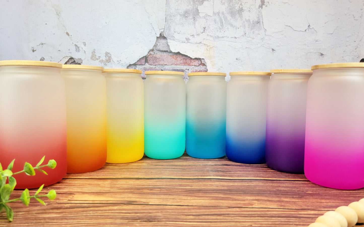 "Oh look, My Last Fuck Flew Away" 16 oz ombre glass can cup, beer can cup, ombre frosted, glass can beer cup with bamboo lid and plastic straw