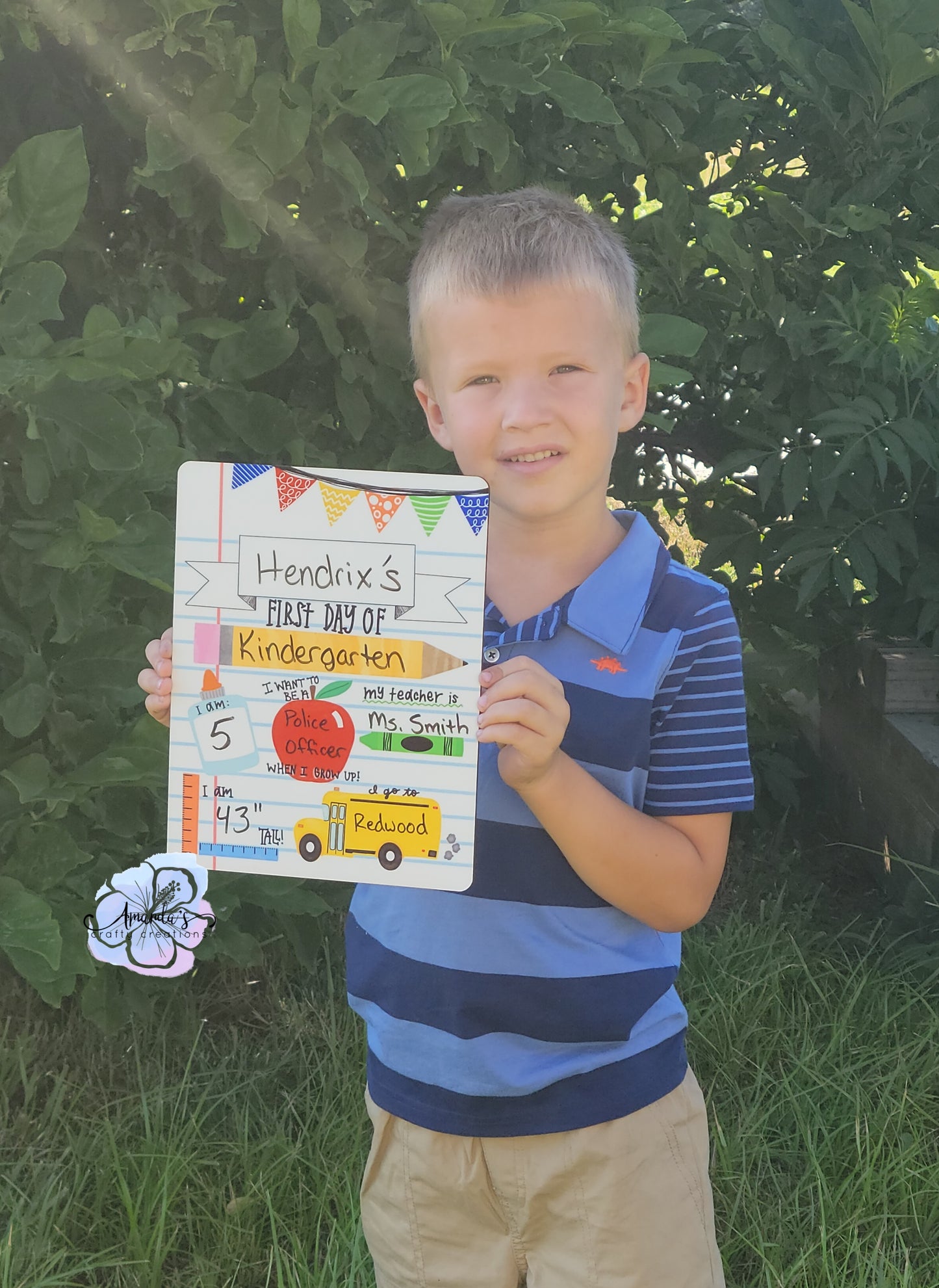 "Back to School Board" – Double-Sided School Memories Board | First and Last Day of School Board, Dry-Eraseable