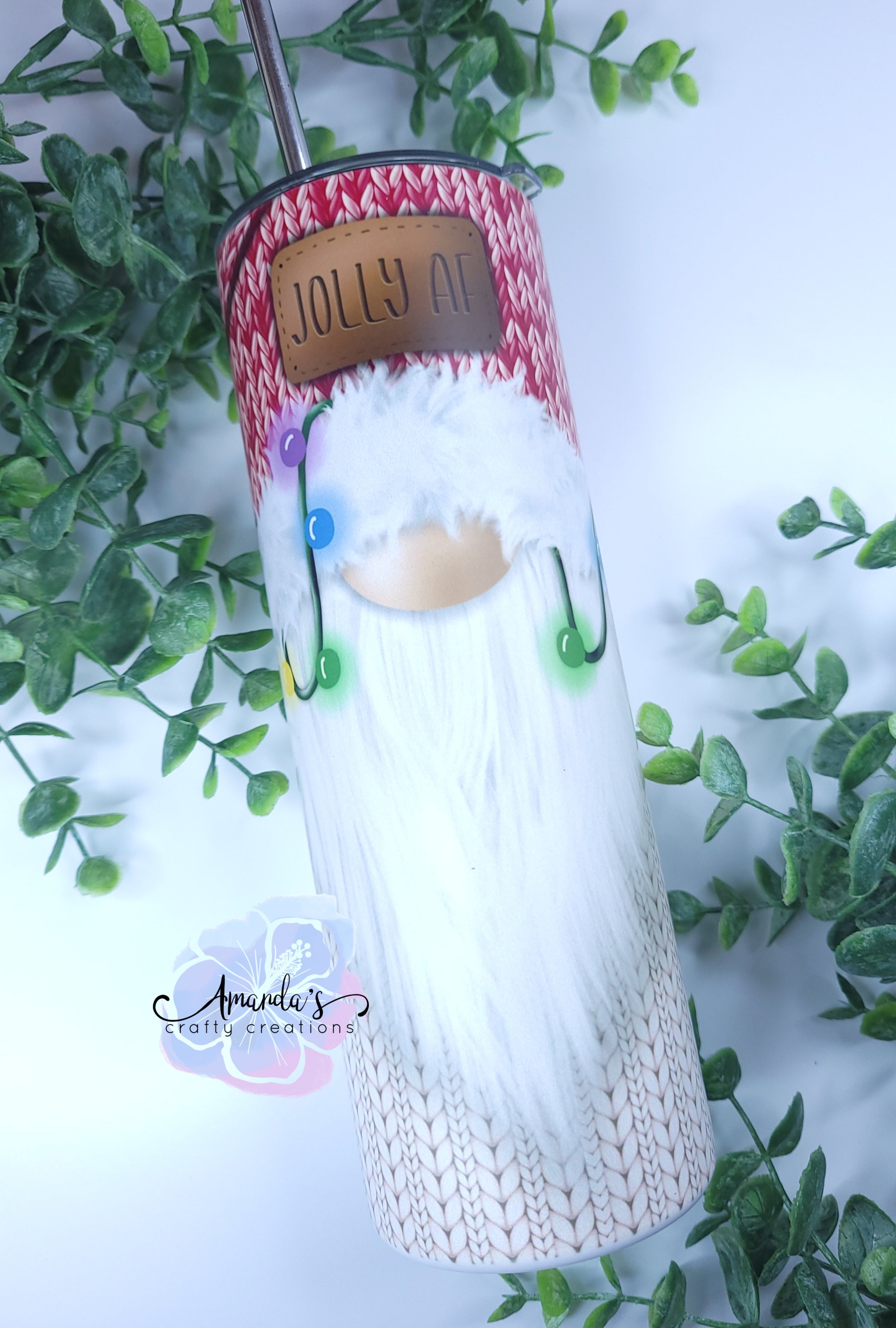 Fuzzy Gnome Easter Tumbler (T173) – Swiit Creations