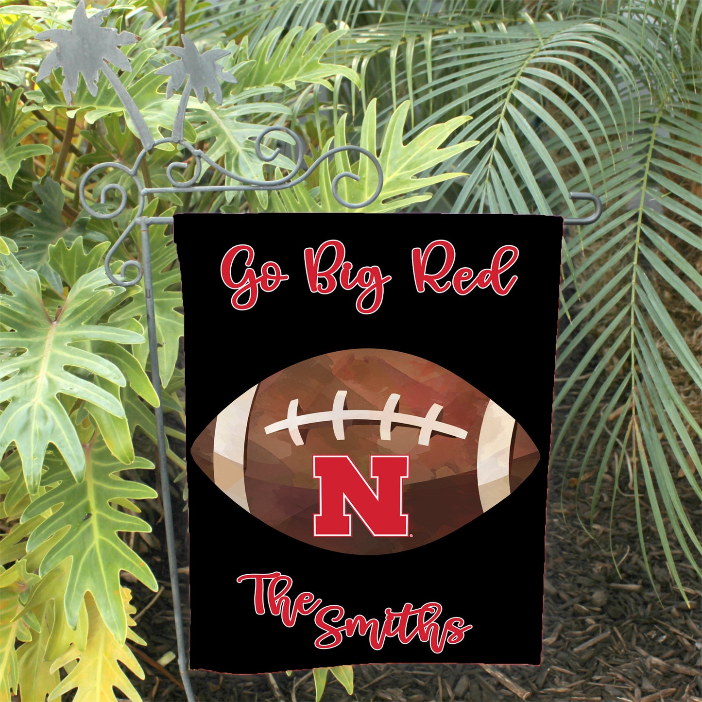 "Game Day Garden Flag" Nebraska Huskers, Licensed Nebraska Cornhusker Product, Nebraska Flag, Nebraska Garden Flag, Football, Football Flag, Nebraska, Personalized, Home Decor, Husker gift, Sports