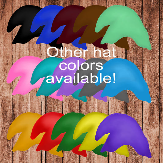 Drop Earrings, Gnome Earrings, Hanging Gnome Earrings, DOUBLE-SIDED naked butt Gnome earrings