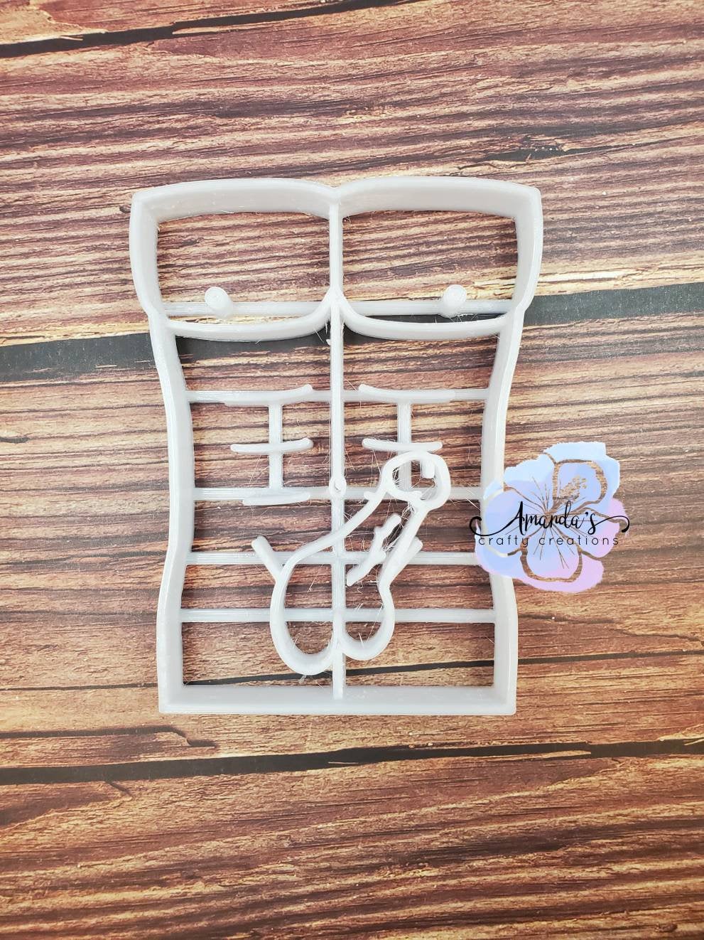 Male physique cookie cutter with penis
