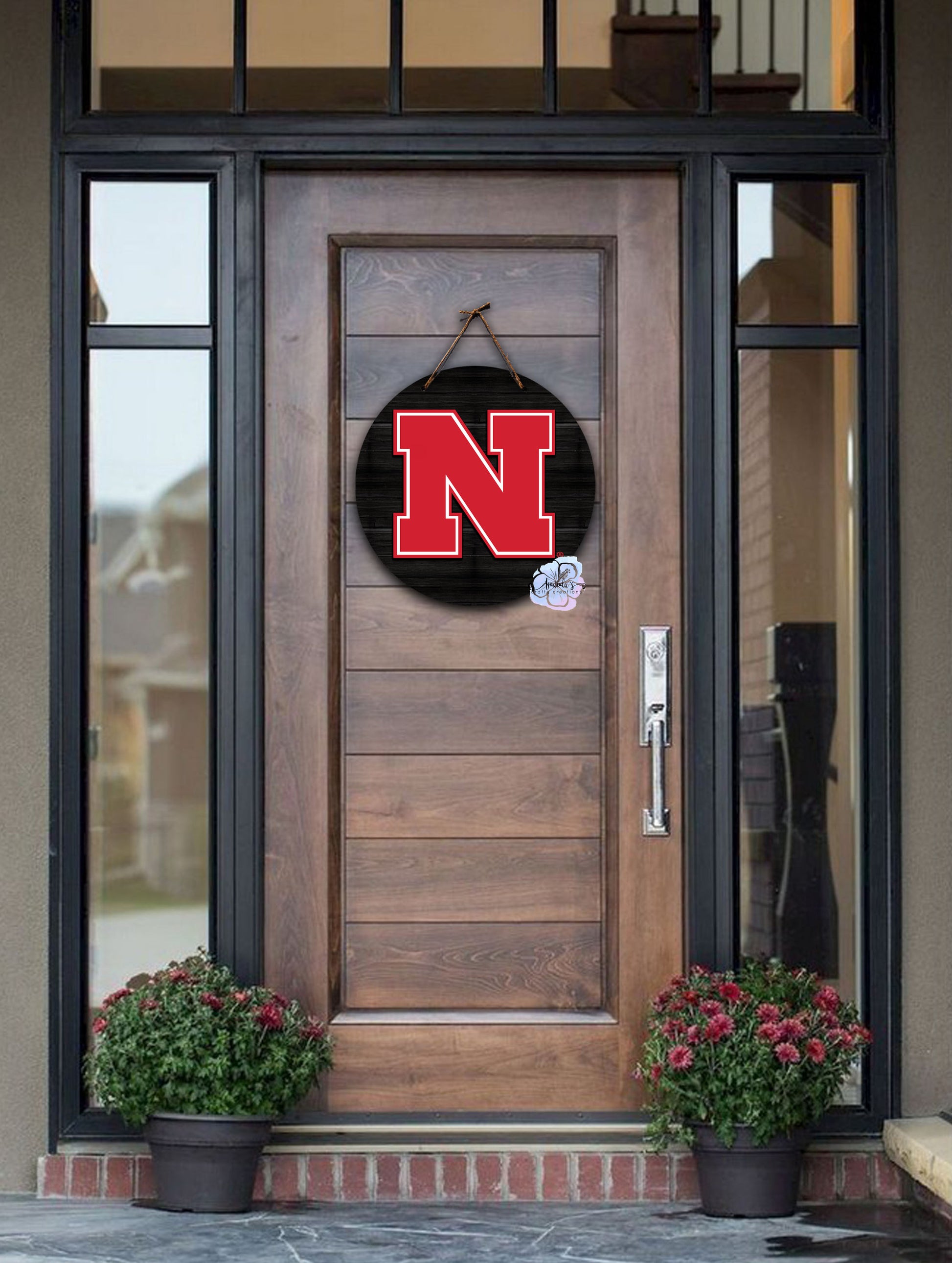 Nebraska N Door Hanger