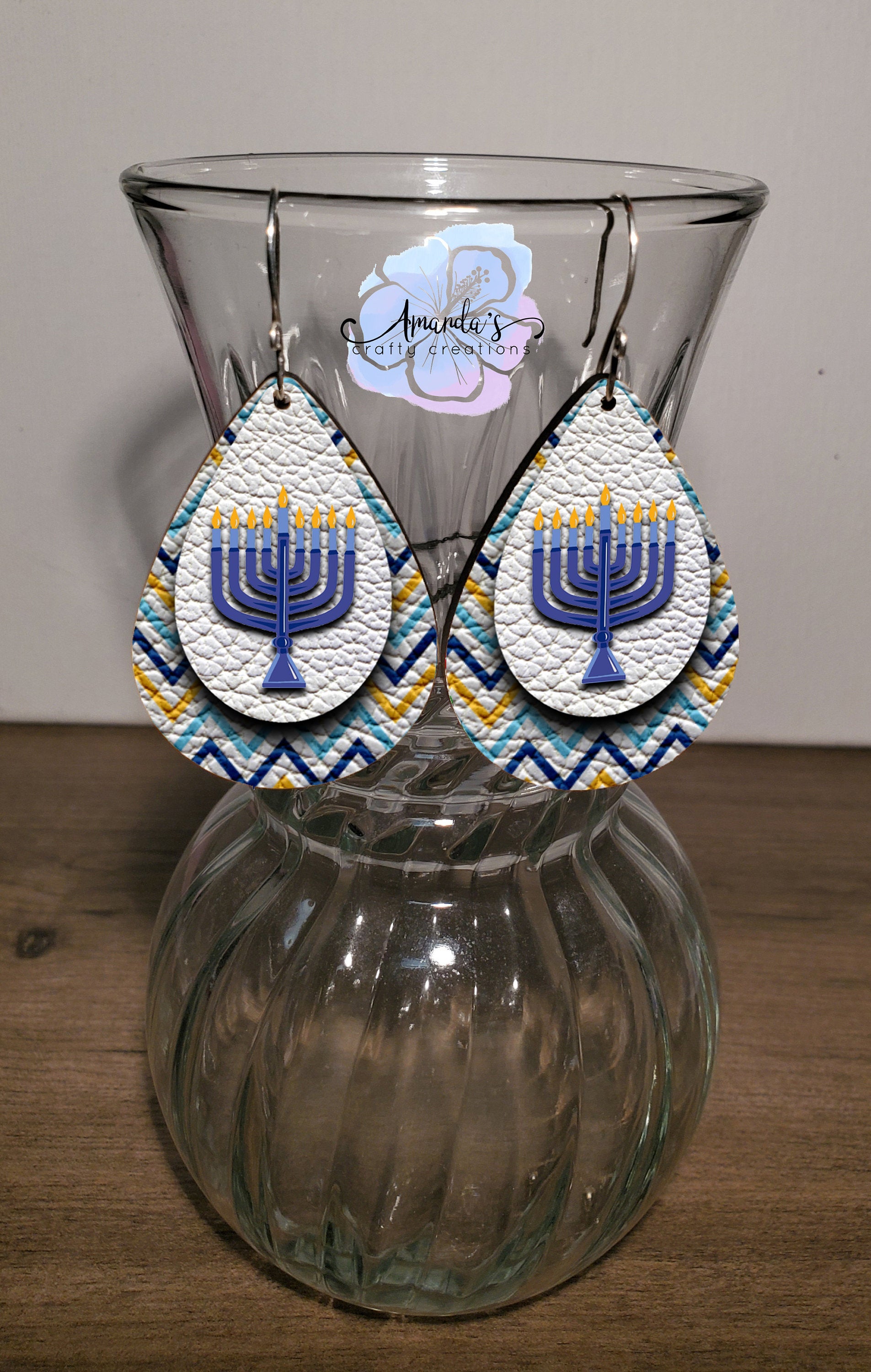 Hanukkah earrings on sale