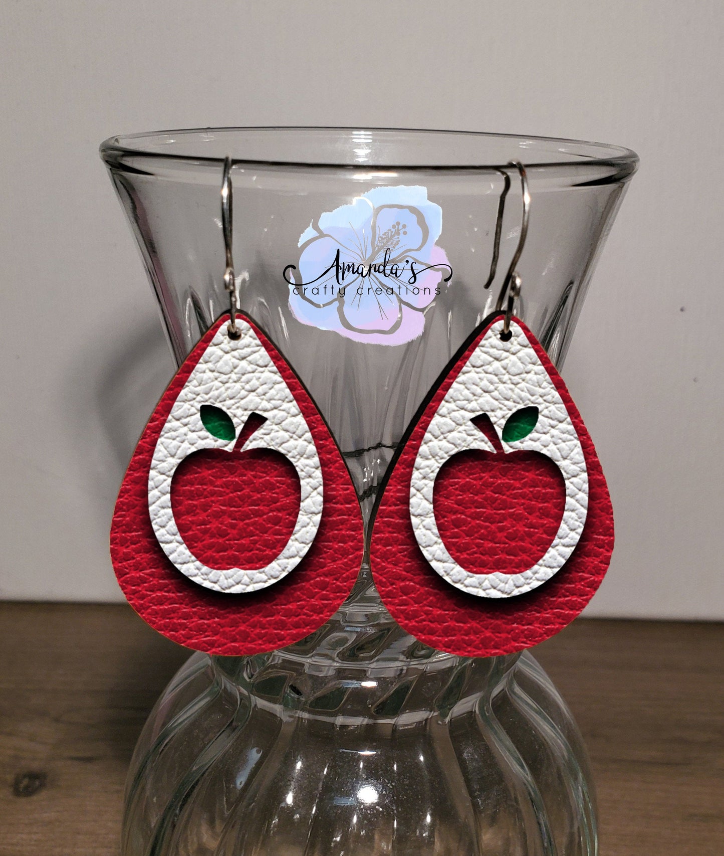 Drop Earrings, apples